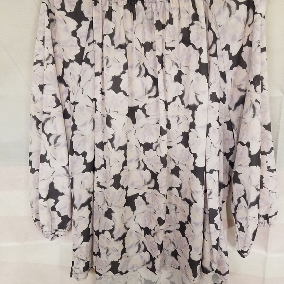 APT 9 Sz 2X Gray Lavender Blouse - Picture 7 of 7